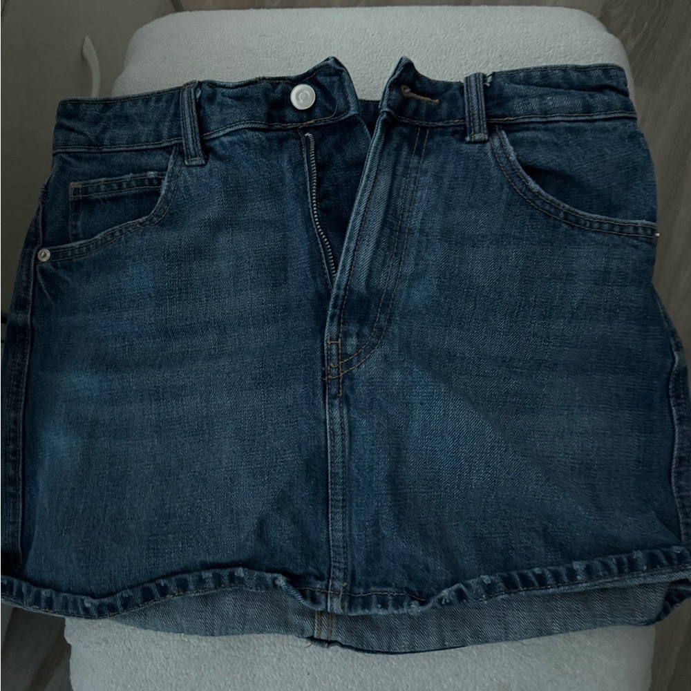 Zara Blue Denim Skirt never worn brand new